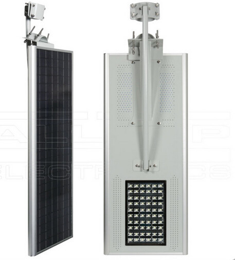 solar panel high capacity battery integrated solar street light