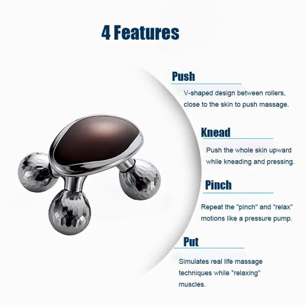 Microcorrent Masseur de levage du visage et du cou Machine de perte de poids anti-cellulite portable