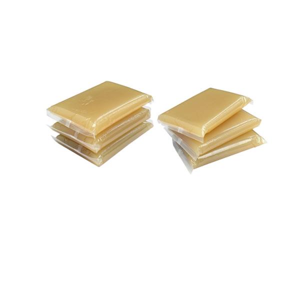 Industrial Hot Glue Manufacturer Yellow Hot Melt Jelly Glue Animal Hot Adhesive Glue For Paper Gluing Machine
