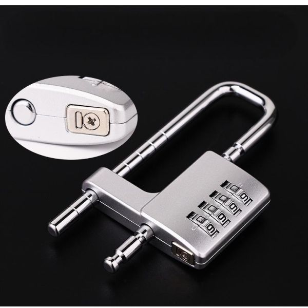Rarlux Cross-border Outdoor Retractable Zinc Alloy Cabinet Door Combination Padlock Multi-speed Adjustable Four-digit Code Model