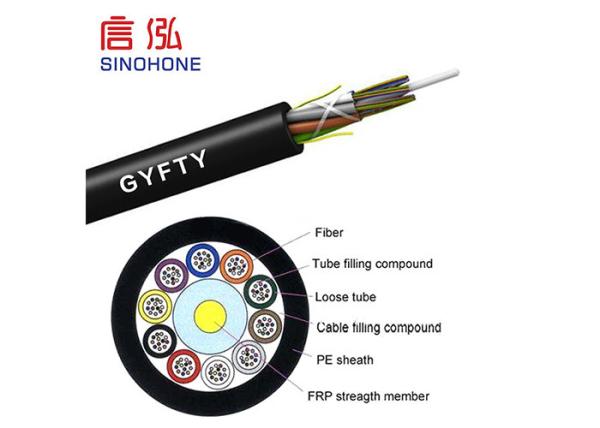 Duct Bulk Outdoor Fiber Optic Cable Anti electromagnetism Non Self Supporting