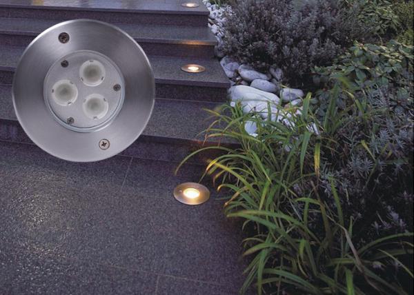 Warm White Garden In Ground Lighting LED 9W 24V CE & RoHS Approved