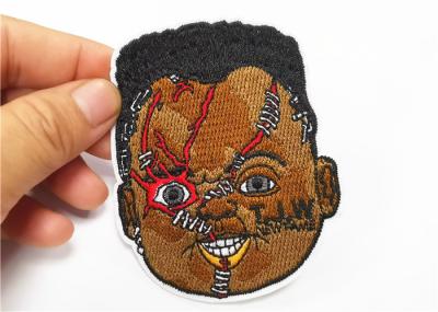 Remendos bordados frescos da rocha nenhuns teste padrão e tamanho personalizados mínimo