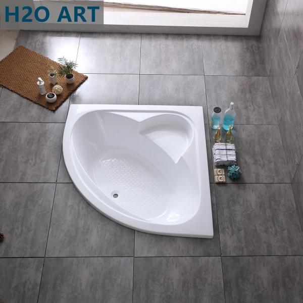HA10 Corner Drop Simple Acrylic Bathtub with Built-in Design and Affordable Prices