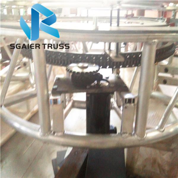 1m Height Revolving Truss For Led Screen 360 Degree Rotation truss machinery stage truss