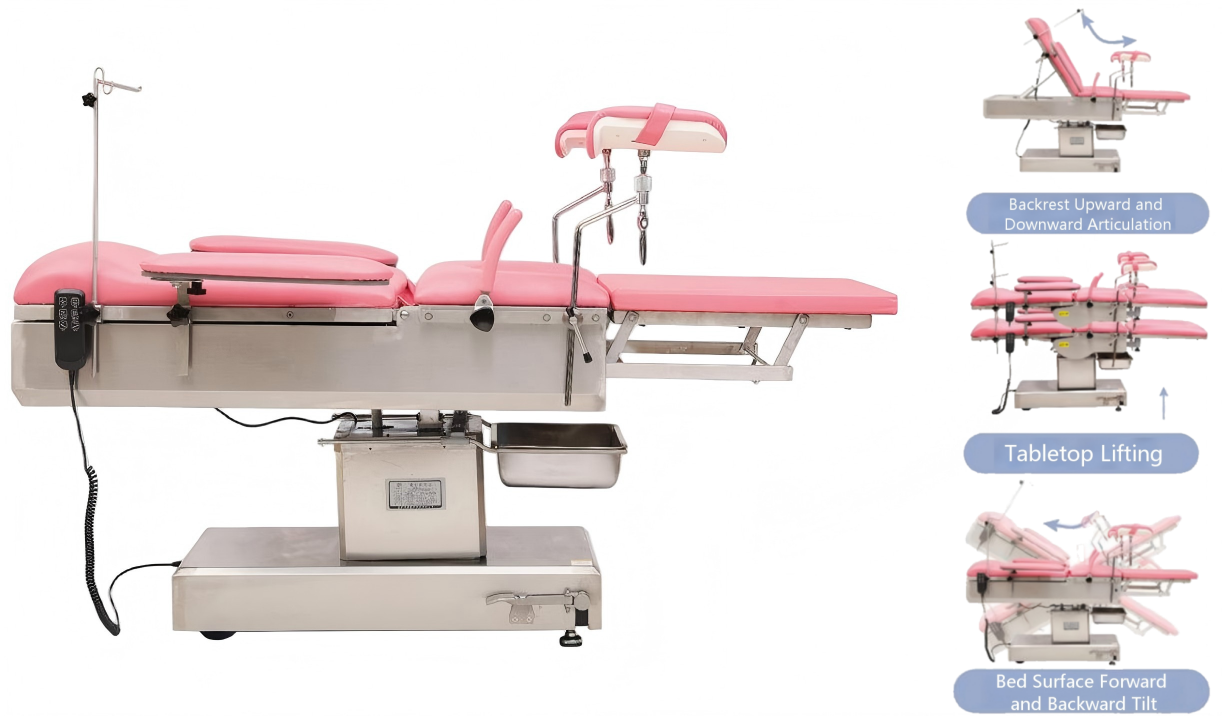 DS-I Electric Pull-Out Gynecological Surgery Table – A Multifunctional Obstetric Gynecological Platform with Innovative Pull-Out Design