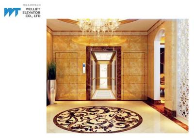 Luxury Villa Residential Lifts And Elevators 2.2M Height Landing Door Capacity 320 / 400Kg