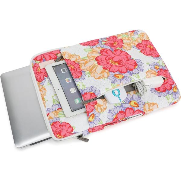 Protective Laptop Sleeve Case Bag,Laptop Cover with Handle and Luggage Strap for iPad 12.9 inch,MacBook Pro Air 13