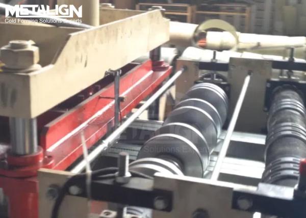 Embossed Roll Former Machine For Concrete Bonding Floor Decks