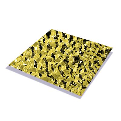 304 Cold Rolled Water Ripple Stainless Steel Sheet For Outdoor Claddings