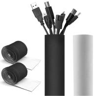 Velcro de la ronda de Huiyunhai encima de la manga Cuttable de la gestión del alambre del abrigo del cable del neopreno