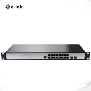 L2+ 16-Port 10/100/1000T 802.3at PoE + 2-Port 100/1000X SFP Managed Switch