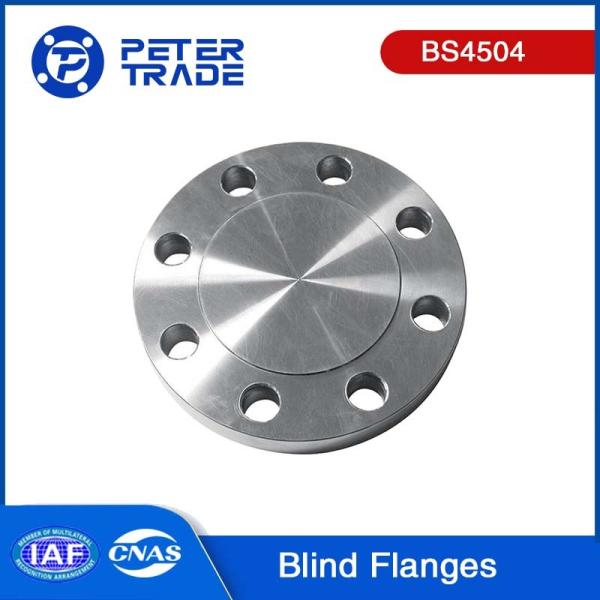 BS4504 Stainless Steel Blind Flange 6 Inch PN2.5 A182 F304/304L F316/316L Flange BLRF For Industrial Pipelines
