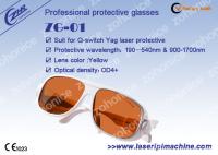 Verres de protection oculaire de pièces de rechange de chargement initial de longueur d'onde de la lumière 2000nm d'E pour le laser