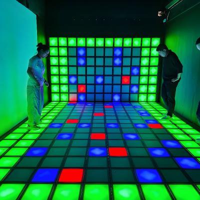 Activate Interactive LED Floor Game Interactive Lighting Game Grid Jumping Floor Active LED Dance Floor Tiles