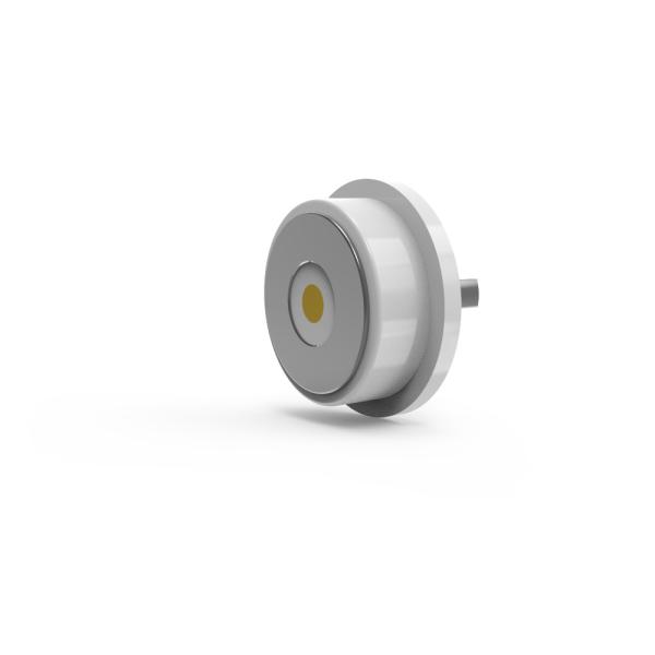 Connecteurs à broche Pogo magnétique blanche 2 broches Connecteur mâle et femelle 8.0 mm