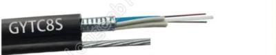 HDPE Steel Armored Fiber Optic Cable , GYTC8S 48 Pair Fiber Optic Cable