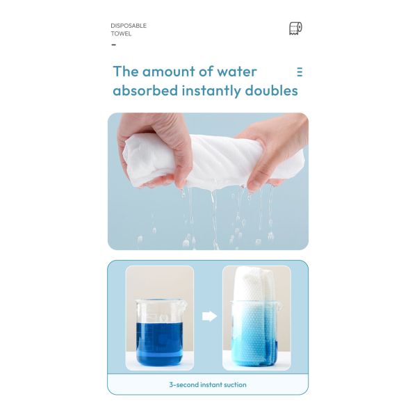 Nonwoven Beauty Super Absorbent Disposable Hair Dry Towels Hairdressing Salon use