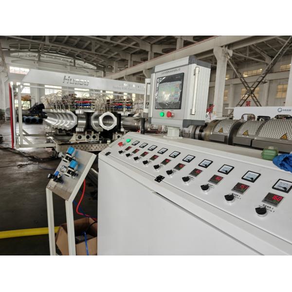 Water Drainage Twin Screw Extruder Pvc Pipe Extrusion Line