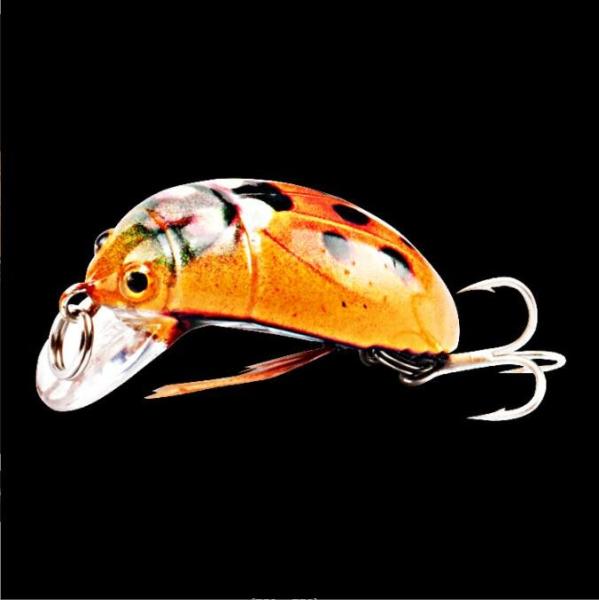 Floating Small Minnow Bait Crank Beetle 8 Colors 3.8cm / 4.1g