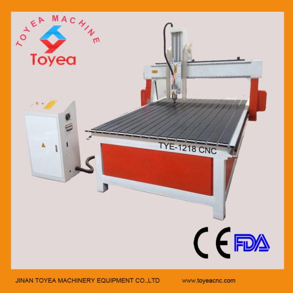 CNC Wood router machine with Computer Cabinet controlling box TYE-1218