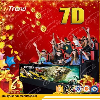 Assentos móveis do cinema 4 do controle de Digitas 7D/6 assentos com sistema hidráulico
