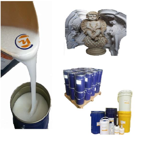 Alta dureza 25 Shore A RTV-2 Condensação Cura Líquida Borracha de silicone para fabricação de moldes de escultura
