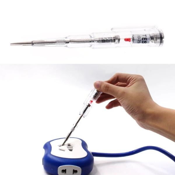 14cm 19cm Electrical Tester Screwdriver 220V Electrical Cable Accessories Waterproof Induced