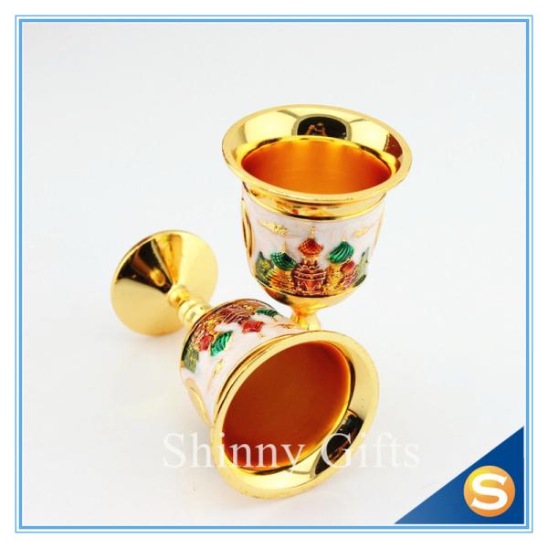 Shinny Gifts New Home Ornament Gift Set Handmade Enamel Metal Craft Decorations Russian Castle Style TXX