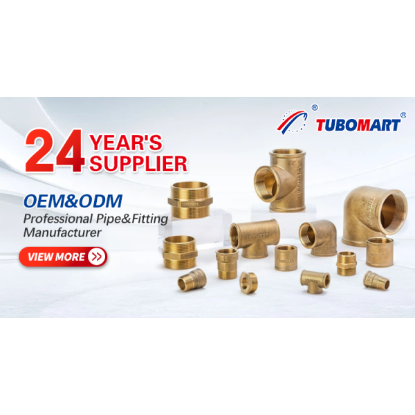 Tubomart oem Screw Fittings ISO9001 Certified Leak Resistant Durable Components for Water Plumbing Installations