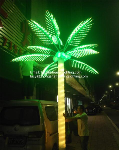 remote control led palm tree light