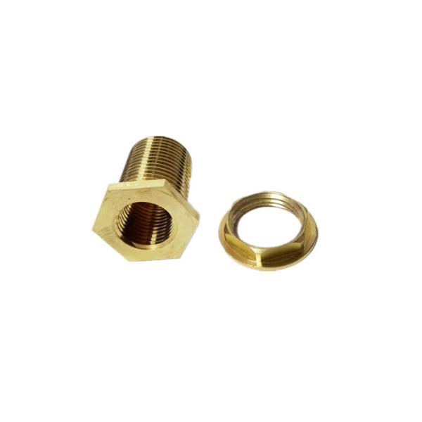 CNC Brass Rain Barrel Spigot Kit 1/2 Inch With Bulkhead Fittings