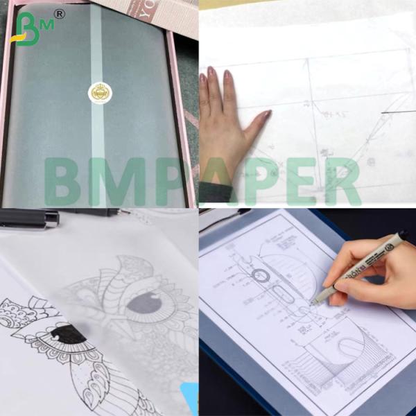 53g 63g Scratch - Resistant Drafting Tracing Paper For Hand Drawing Designed Sheets Rolls 53g 63g Scratch - Resistant Drafting Tracing Paper For Hand drawing Designed Sheets Rolls