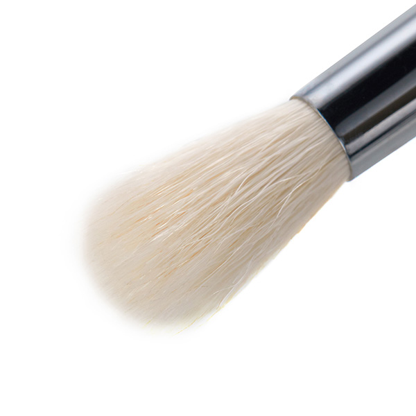 Jessup 1pc Individual Makeup Brushes Black / Silver Small Tapered Blending Brush Factory China S091-222