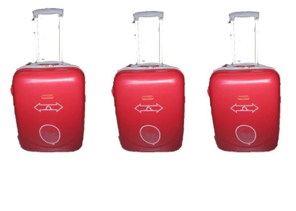 Hard Shell 2 Wheel Trolley Luggage , Lightweight Hard Suitcases On Wheels