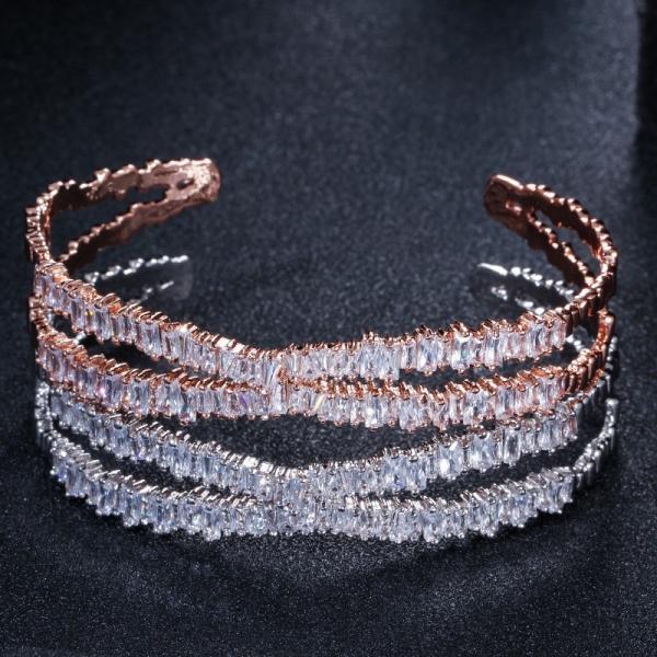 Various Shaped  Bracelet Geometric Bezel Cubic Zirconia AAAA CZ Tennis Bracelet Classic Fashion Women Bangle Jewelry