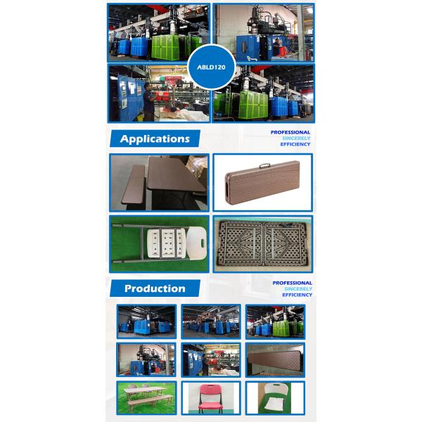 Пластиковый складной автоматический стул машины прессформы 380V дуновения портативный с частями металла