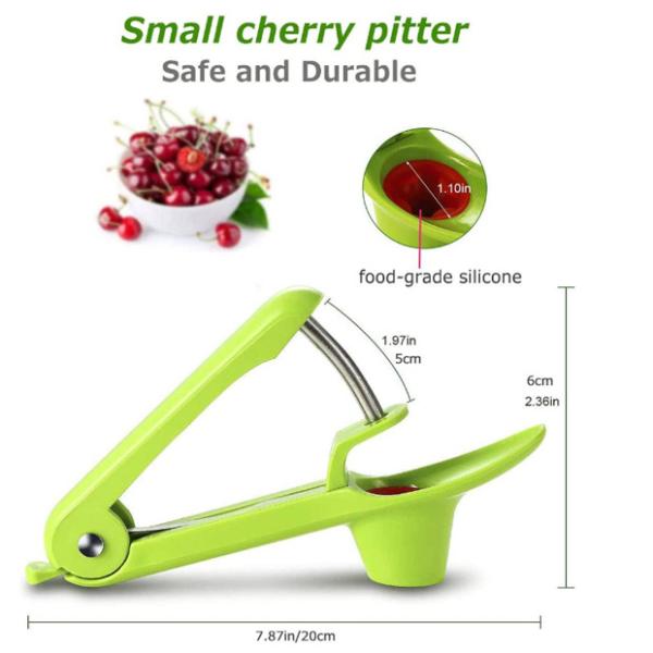 Olive Seed Cherry Pitter Remover Tool With Food Grade Silicone Cup