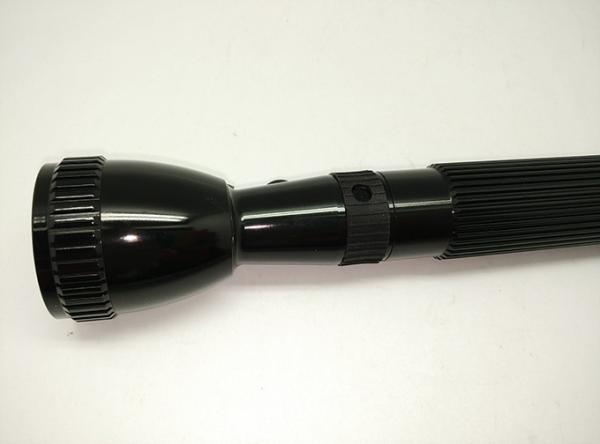 G-813-1 3 SC Batteries Matal Rechargeable LED Torch Flashlight