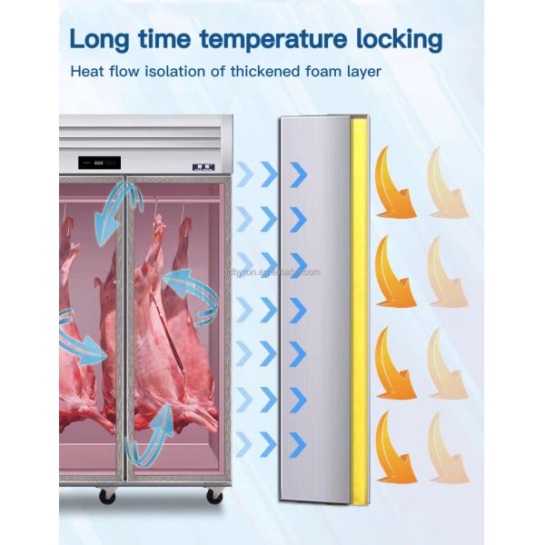 Commercial Vertical Meat Hanging Refrigerator For Pig Beef Lamb