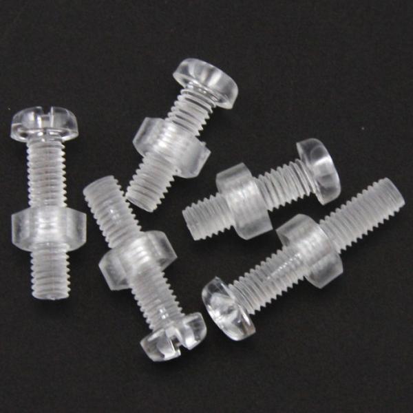 6-32 Clear Countersink Acrylic Screws Bolts