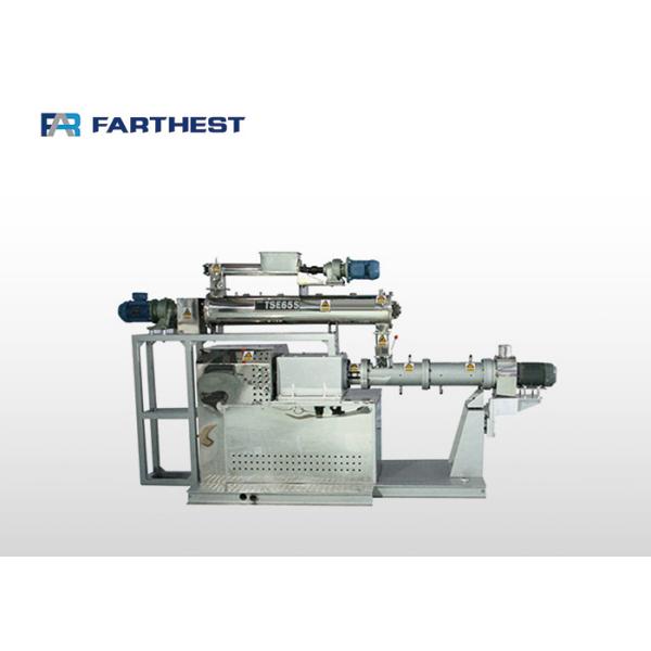 Customizable Output Pellet Line Twin Screw Floating Fish Feed Extruder Machine