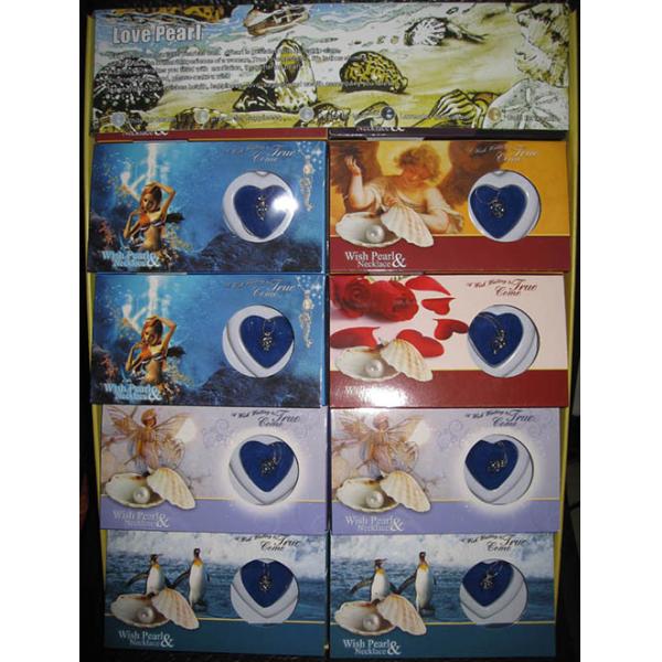 Golden Sun Gifts Co.,Ltd. DIY Wish Pearl Necklace Gift Box With Mermaid Design suitable for sending girl friend