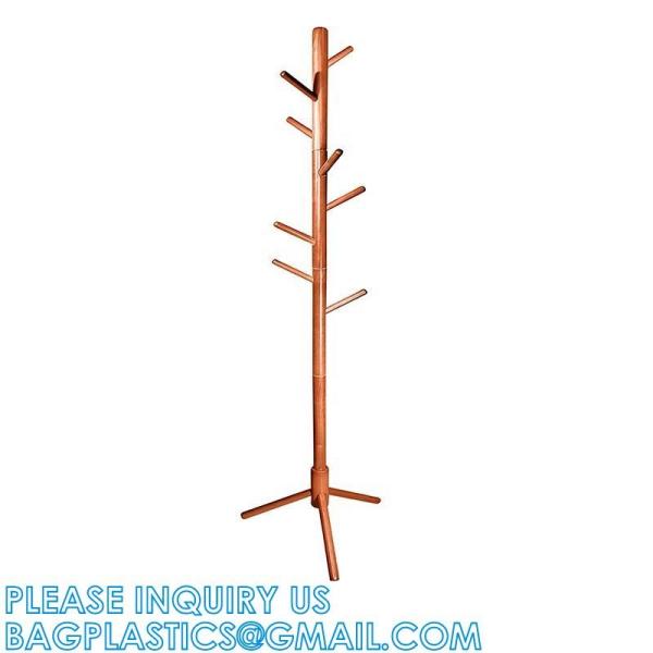 Modern Solid Wood or Steel Creative Living Room, Coat Rank Stand, Floor Clothes Hangers Wooden Coat Racks