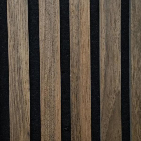 0.85 NRC Painéis acústicos de ardósia de madeira Melamina Finish Alta densidade para decoração escolar
