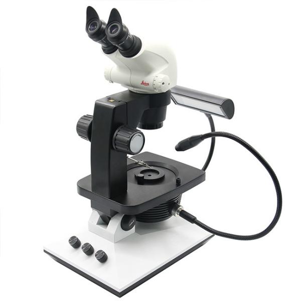 10X-64X Swing arm type Gem Microscope F01 binocular Leica lens