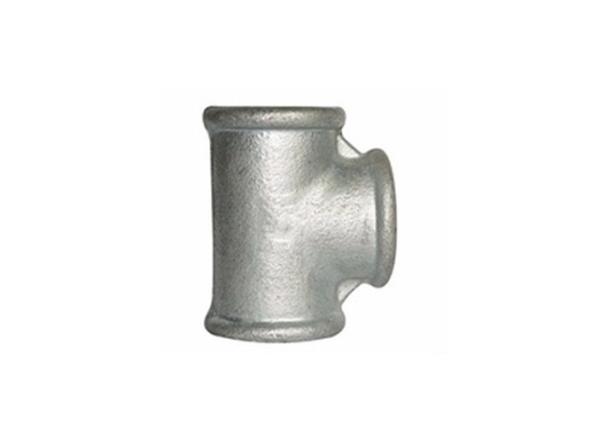 Hot Dipped Pipe Fitting Banded NPT Threads 1*1/2 Malleable Iron Tee