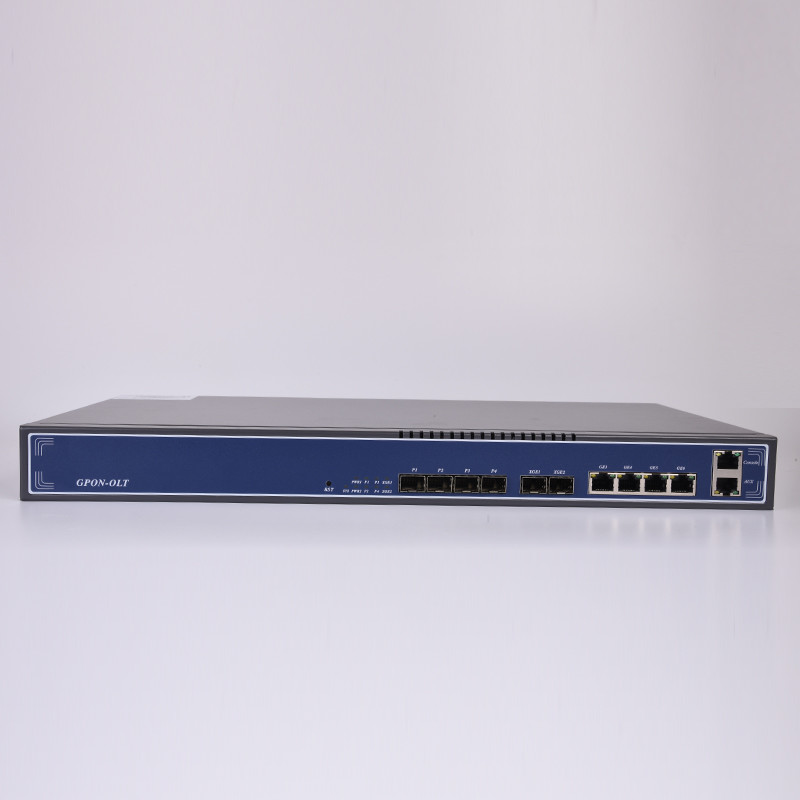 1U 4 PON переносит 4GE RJ45 4*10GE SFP+ GPON 4 гаван OLT