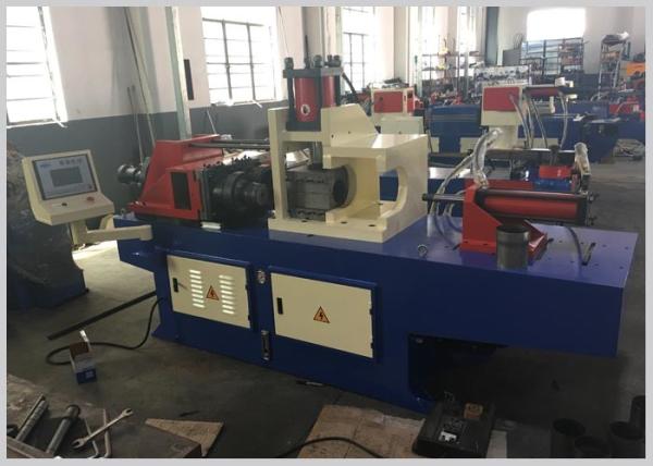 Semi Automatic Pipe End Forming Machine Double Position For Blast Pipe Processing
