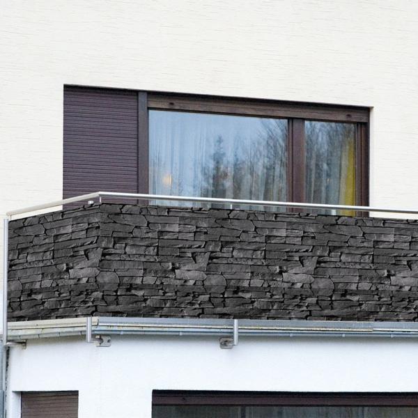 0.9 X 6 cinta de cercas de vinilo de balcón Tejido de cercas de balcón para la privacidad del balcón y protección contra la lluvia cercas de cubierta de PVC